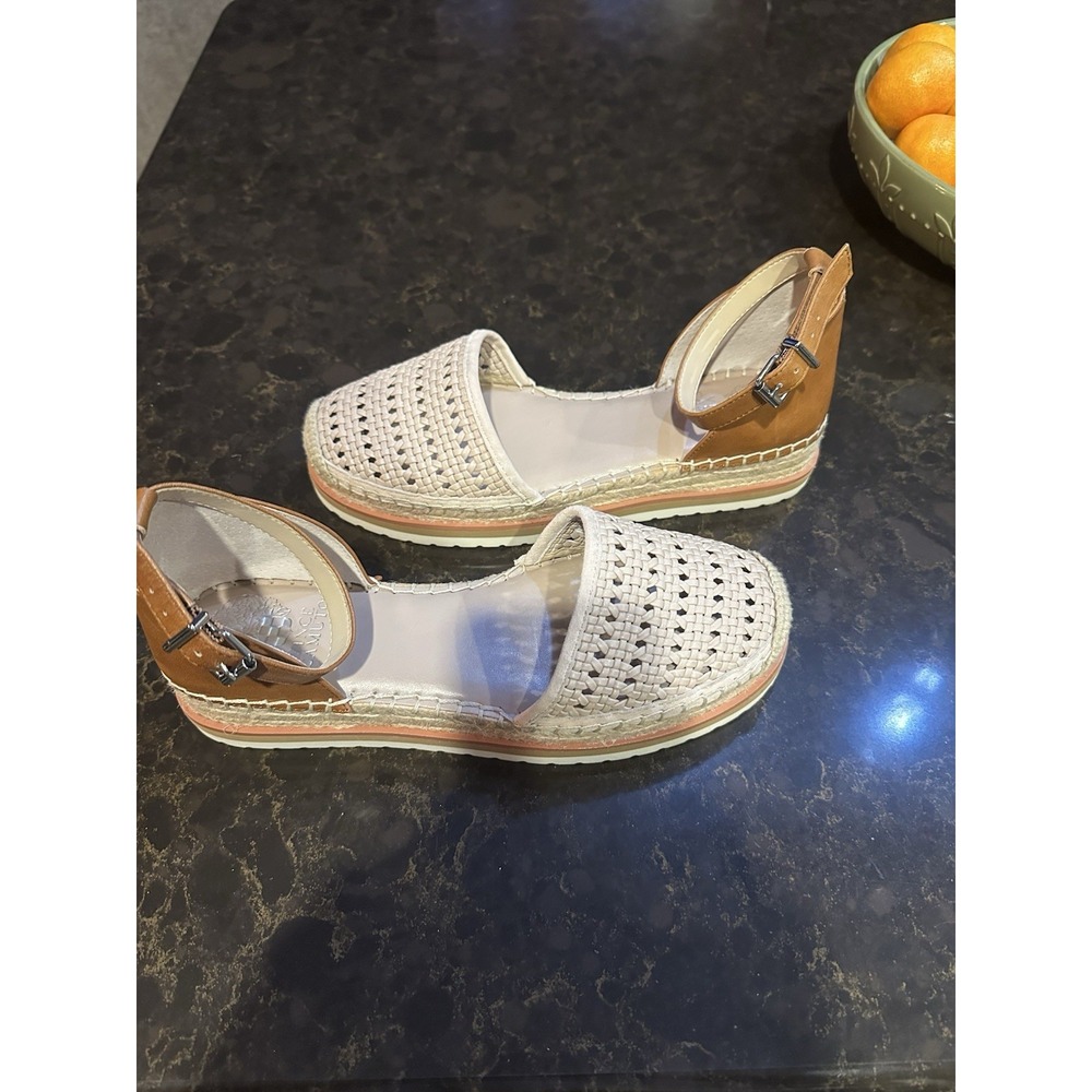 Vince Camuto Bredenna Woven Espadrille Sandals - Size 8